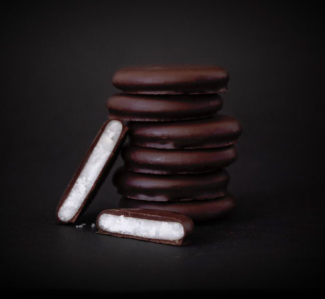 Bendicks Dark Chocolate Bittermints with no packaging